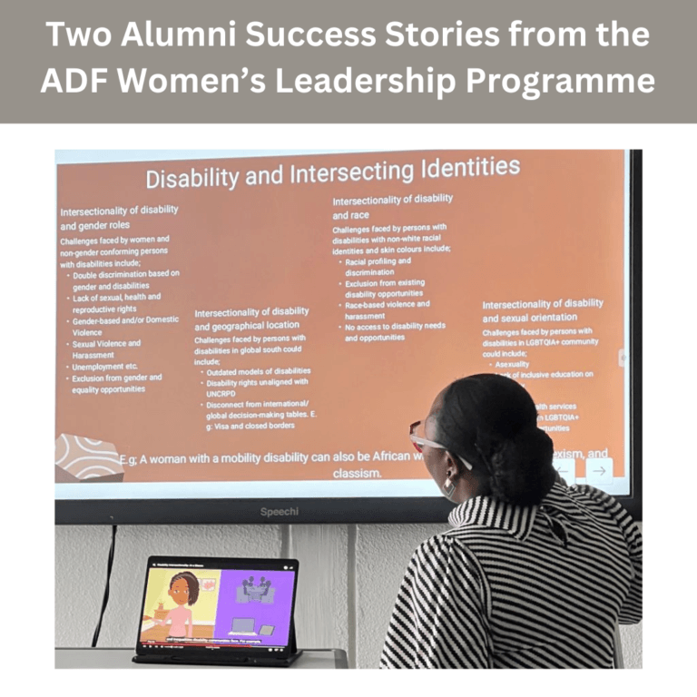 Two Alumni Success Stories from the ADF Women’s Leadership Programme